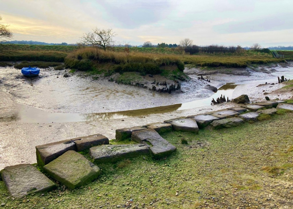 32: Stones of Old London Bridge at Beaumont&nbsp;Quay