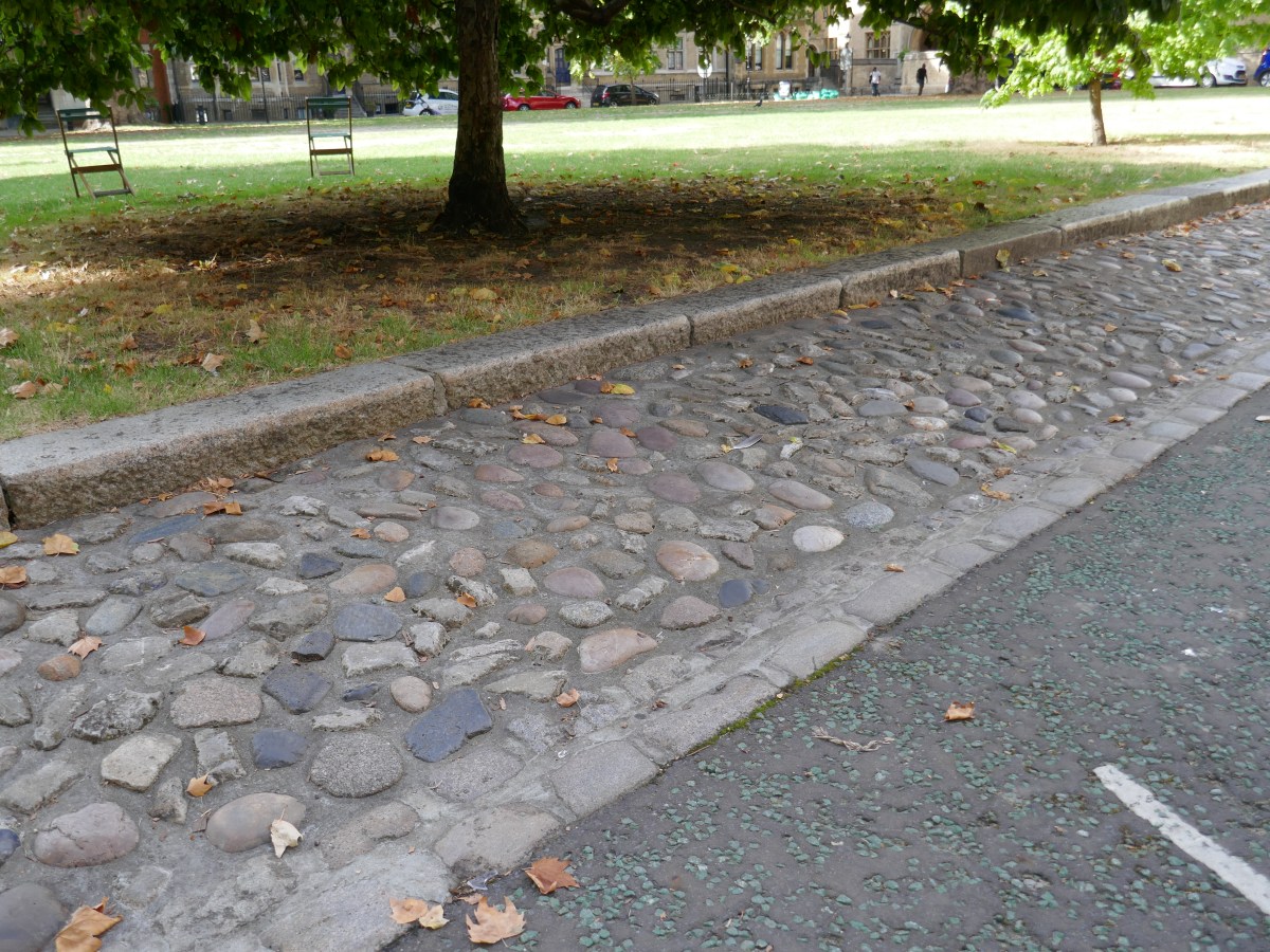 65: The cobbles of Dean’s Yard,&nbsp;Westminster.