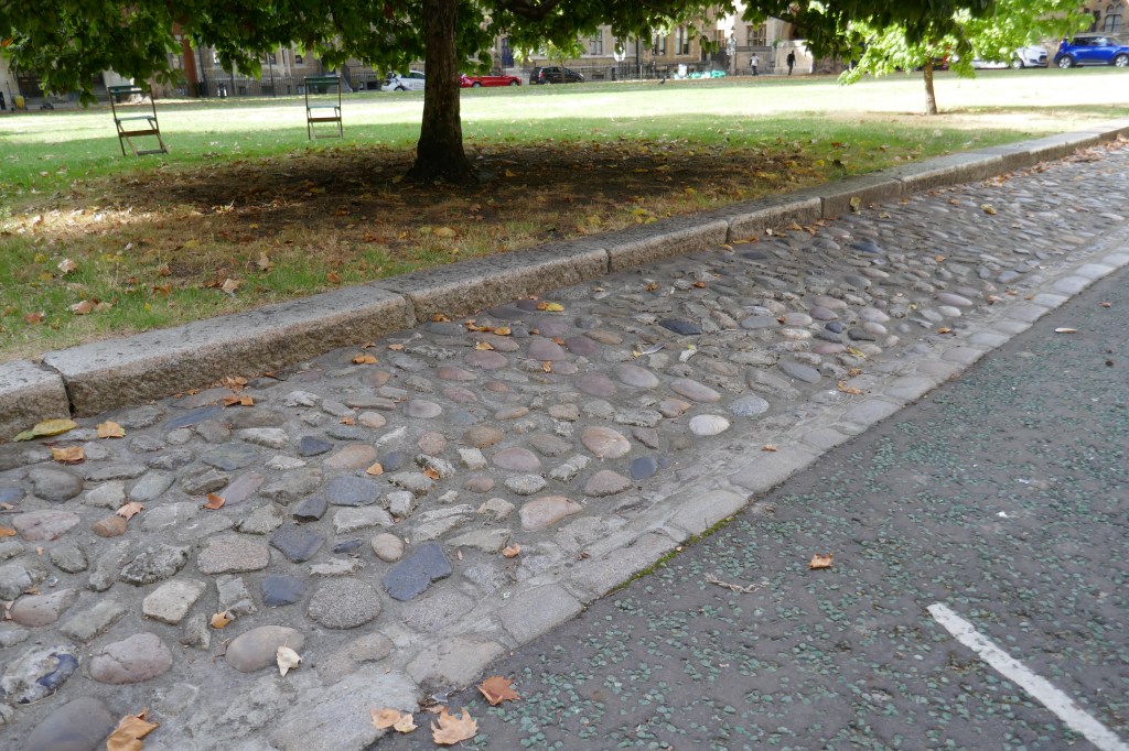 65: The cobbles of Dean’s Yard,&nbsp;Westminster.