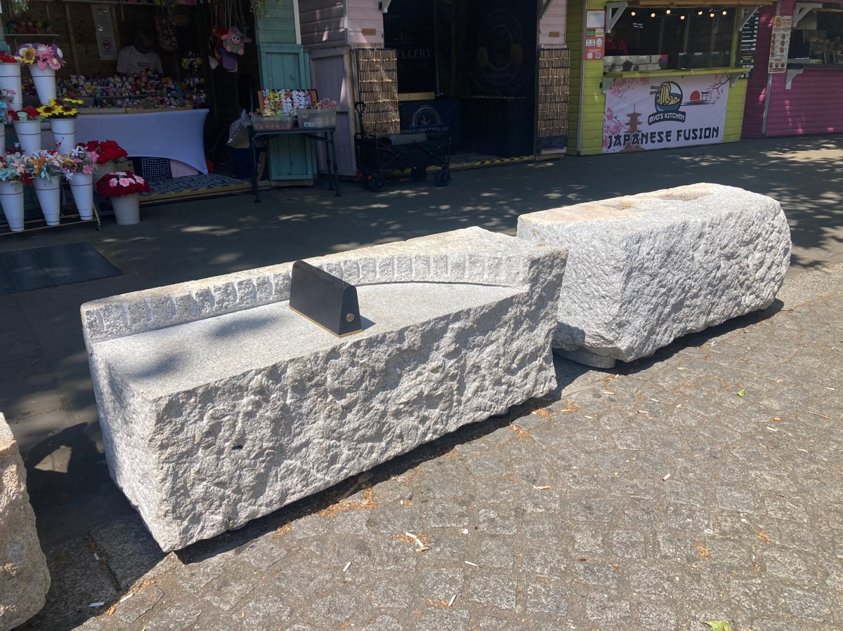 75: Some nice granite re-use at St Paul’s&nbsp;Cathderal